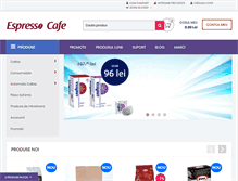 Tablet Screenshot of espressocafe.ro